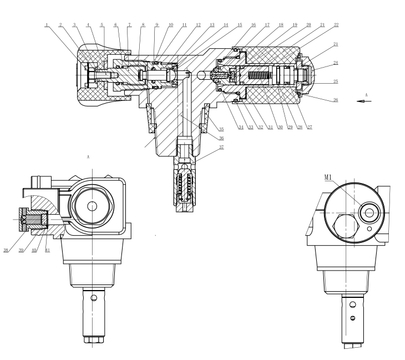 V&aacute;lvula solenoide de cilindro de gas natural comprimido CTF-XD12A CNG para veh&iacute;culos NGV