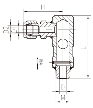 V&aacute;lvula de exceso de flujo criog&eacute;nica de acero inoxidable DL-06 para tanque de GNL