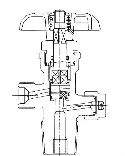 V&aacute;lvula de cilindro de CO2 de di&oacute;xido de carbono de lat&oacute;n tipo acoplamiento de eje QF-2A 