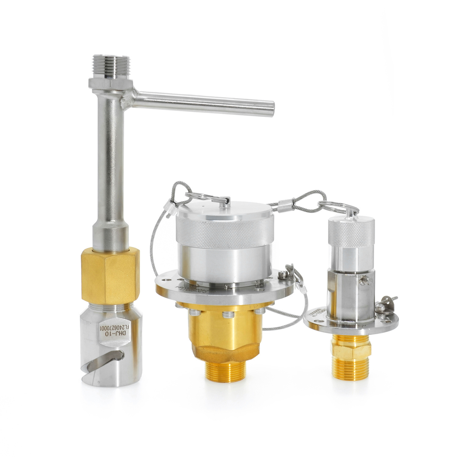 Recept&aacute;culo de retorno de gas criog&eacute;nico de baja temperatura de acero inoxidable DHK-10 GNL