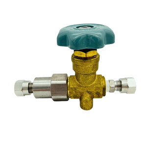 V&aacute;lvula de lat&oacute;n de control de GNC XLF-1 con dispositivo de exceso de flujo 