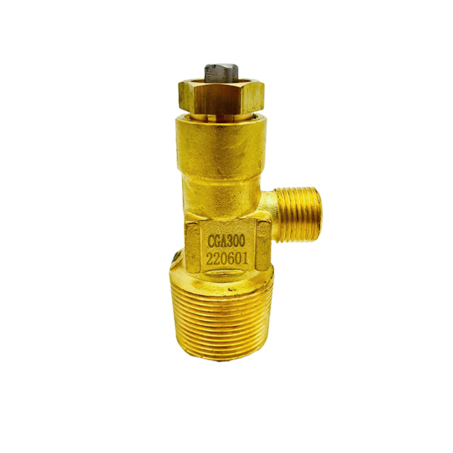 CGA300 Промышленный латунный клапан ацетиленового баллона высокого давления C2H2