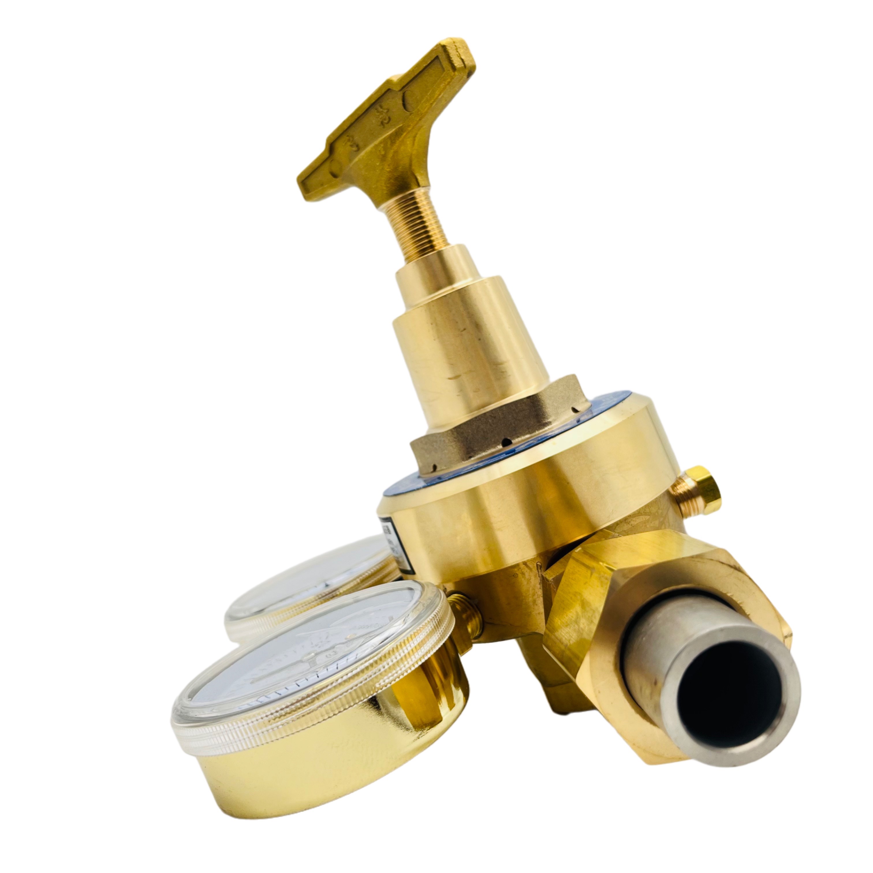 Regulador de soldadura de lat&oacute;n y ox&iacute;geno reductor de presi&oacute;n YQJ-12D con man&oacute;metro