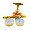 Reductor de presi&oacute;n de gas regulador de soldadura de propano BWJ-224 con dos man&oacute;metros
