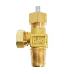 V&aacute;lvula de cilindro de cloro de aguja Cl2 de v&aacute;stago de lat&oacute;n SS316 Monel400 QF-10 